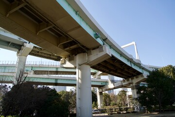 Metropolitan Expressway Bayshore Route from below