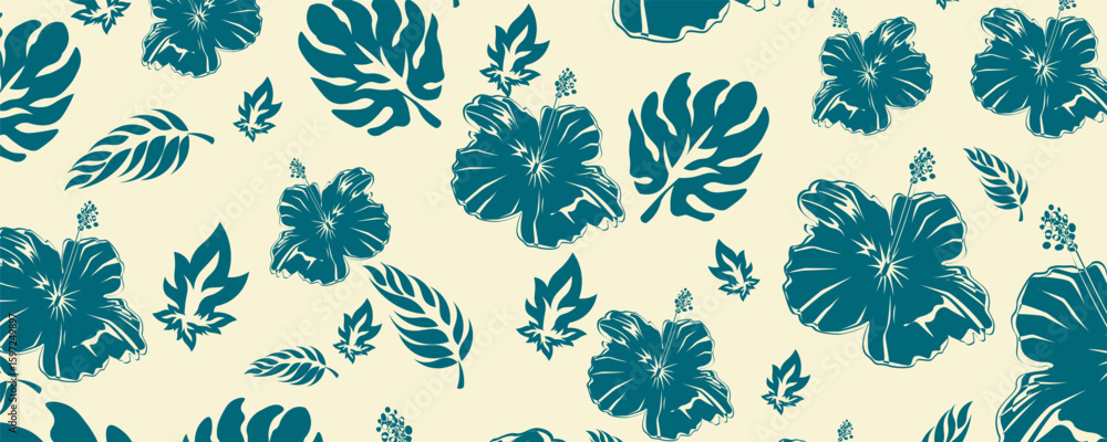 Aufkleber vector flower seamless pattern element. elegant texture for backgrounds.eps 10