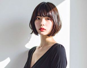 女性ポートレート　AI生成画像