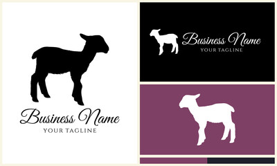 Lamb Logo Design Variations. (3)