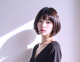女性ポートレート　AI生成画像