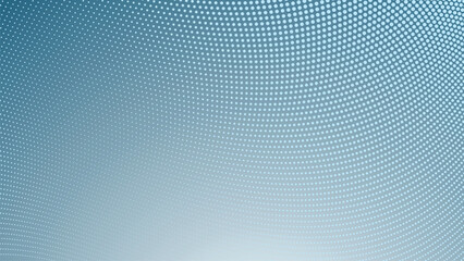 Blue Gradient Halftone Polkadot Abstract Background for Modern Design, Poster, or Digital Artwork