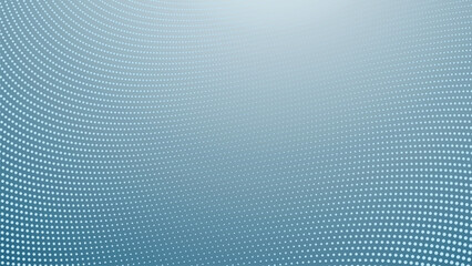 Blue Gradient Halftone Polkadot Abstract Background for Modern Design, Poster, or Digital Artwork