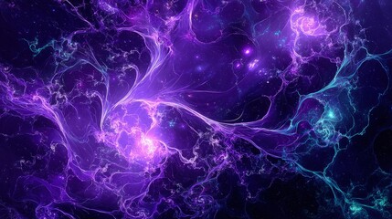 Obraz premium Abstract Colorful Cosmic Nebula