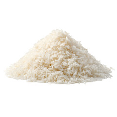 A pile of white rice