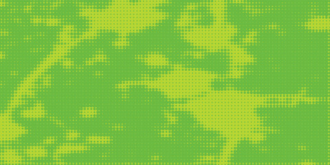 Dots halftone yellow green color pattern gradient texture background vector illustration modern