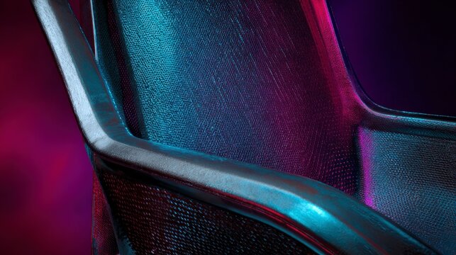 Modern chair backrest detail