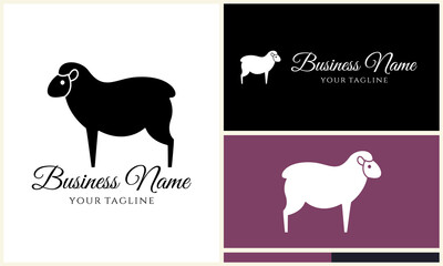 Sheep Logo Design Variations. (9)