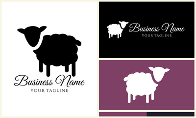 Sheep Logo Design Variations. (8)