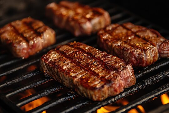 Delicious homemade grilled bistec tacos with perfectly seared meat ready to be served