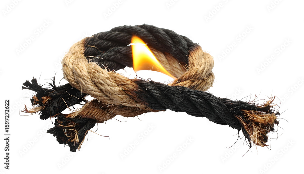 Poster abstract flame and wrapped object image