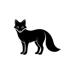 Obraz premium arctic fox svg