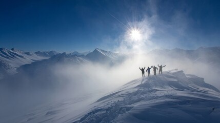 winter mountain landscape