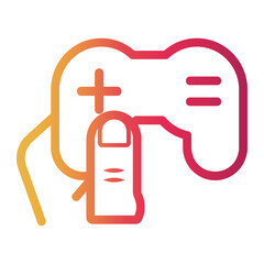 power Line Gradient Icon