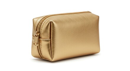 Naklejka premium Gold makeup bag
