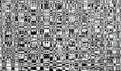 Black and white geometric abstract background.  Vector illustration
