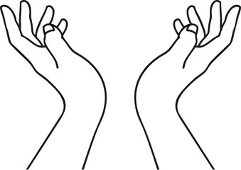 hands vector illustration