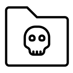 folder Line Icon