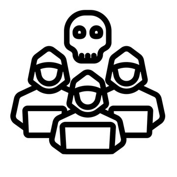 hacker Line Icon