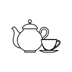 Obraz premium tea set 