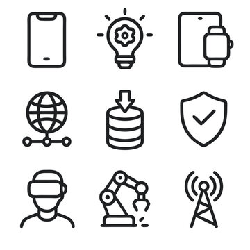 power icons set