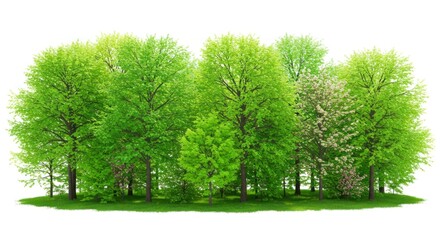 Green trees forest image