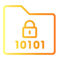 folder Line Gradient Icon