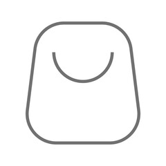 ショッピングバッグのシンプルなアイコン_07