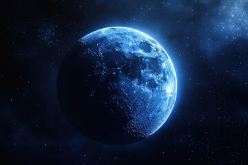 Blue wallpaper moon background night.