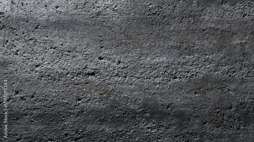Poster rough concrete surface displays irregular patterns and textures, illustrating variations in color an