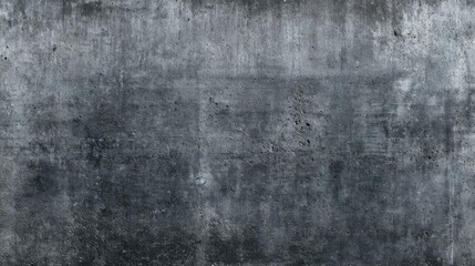 Obraz premium A weathered concrete wall displays various shades of gray, revealing visible texture and imperfections. The stark appearance emphasizes a minimalist aesthetic in natural light.