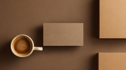 cardboard box with coffee