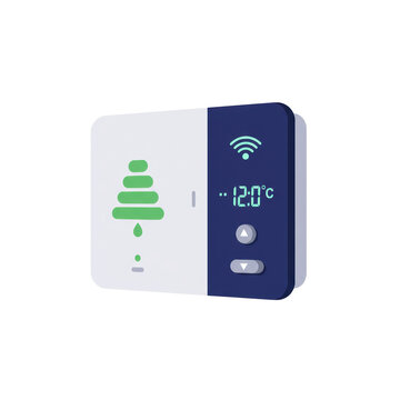 Smart Thermostat Vector