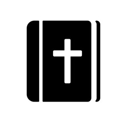 Obraz premium Christian book illustration image. Editable vector.