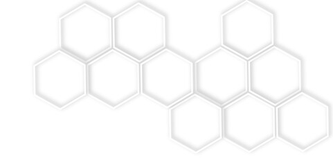 Futuristic 3D White Light  out line hexagon  Geometric Structure Featuring Abstract Polygonal Honeycomb Pattern, Technology-Inspired Design, and a Luxurious, Modern Vector Background for Innovation