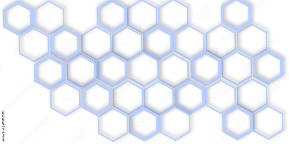 Poster abstract geometric technology out color line hexagon polygonal honeycomb luxury pattern vector backg