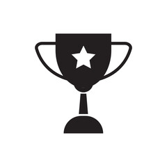 Trophy icon. Trophy cup, winner cup, victory cup icon. Reward symbol sign for web and mobile.