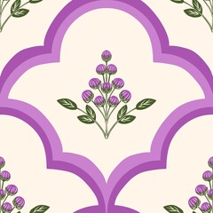 Seamless watercolour and unique floral pattern background for covers, notes, banner. Soft backgrounds colour. Watercolour art work. Flower stalk. Colourful flower.