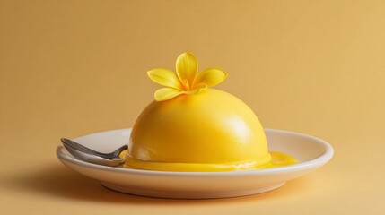 easter eggs with yellow flowers