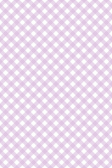 Seamless gingham pattern. Pastel purple color.