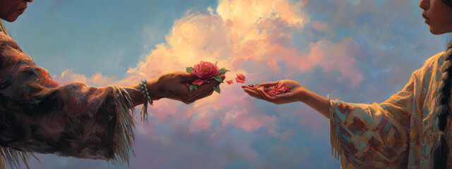 Ein Moment der Einweihung