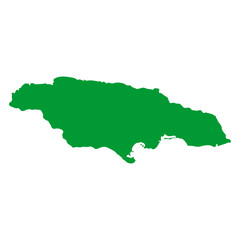 Obraz premium map of Jamaica land