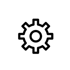 Icon Interface user Website Setting Button Vector Outline style
