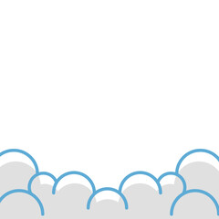 Cloud Comic Footer 
