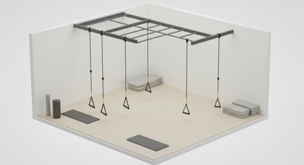 Modern exercise room design