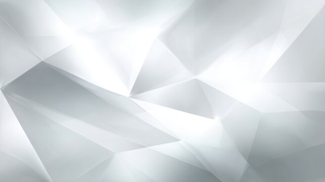 Soft gradients and sharp angles blend seamlessly in this abstract grey geometric background. The design creates a modern aesthetic suited for various applications, emphasizing minimalism.