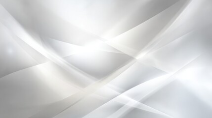 Soft light patterns undulate across a tranquil background, creating an atmosphere of calm and peace. Subtle gradients blend seamlessly in shades of white and gray.