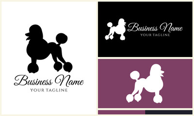 Poodle Logo Design Variations. (3)