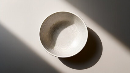 Single Glass Object with Bright Reflection