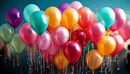 colorful balloons background